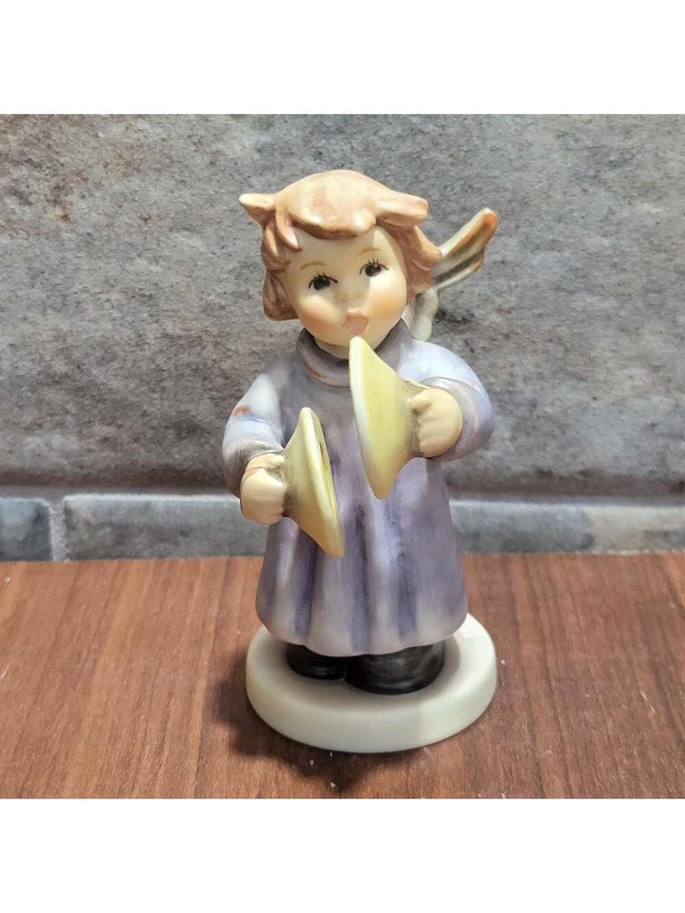 Goebel Hummel 2002 Annual Angel Cymbals of Joy Figurine